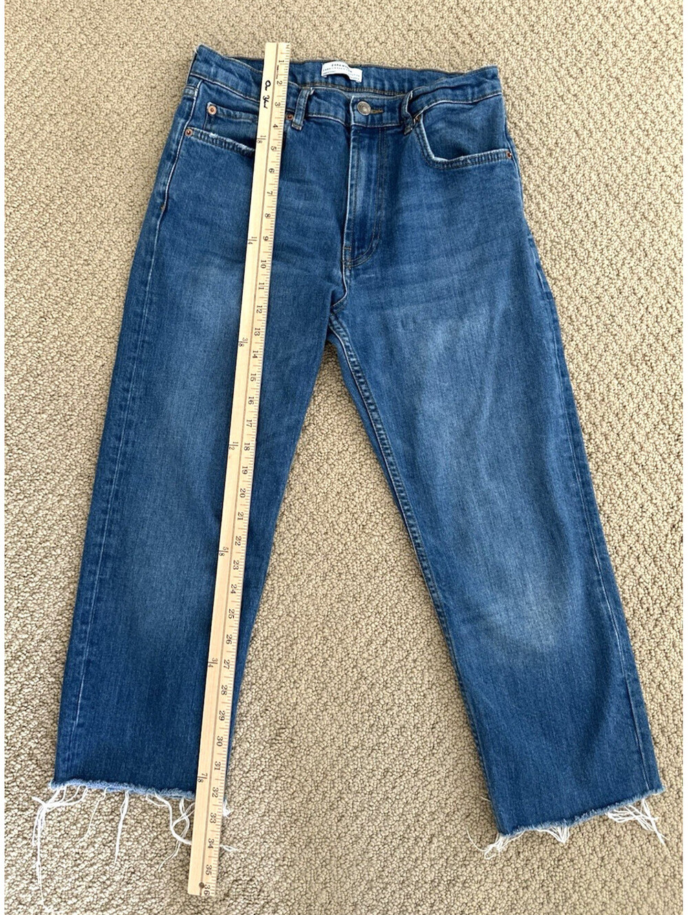 Zara Women jeans Premium Denim Collection Euro 38/US 6